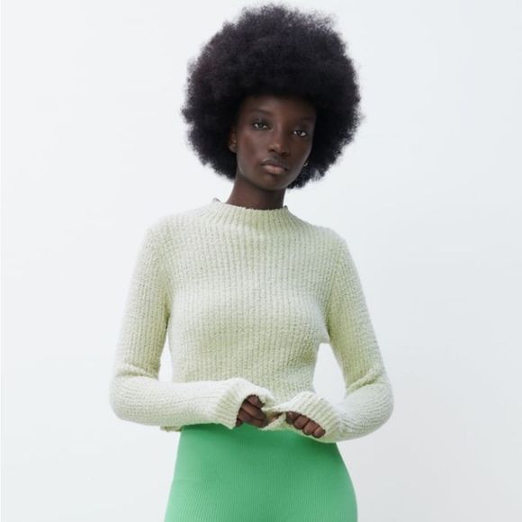 Zara Sweaters Zara Chenille Sweater M Poshmark